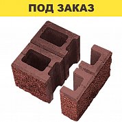 Стеновой камень пустотелый для колонн СКЦ(т)-6/1 Л 100кол - красный